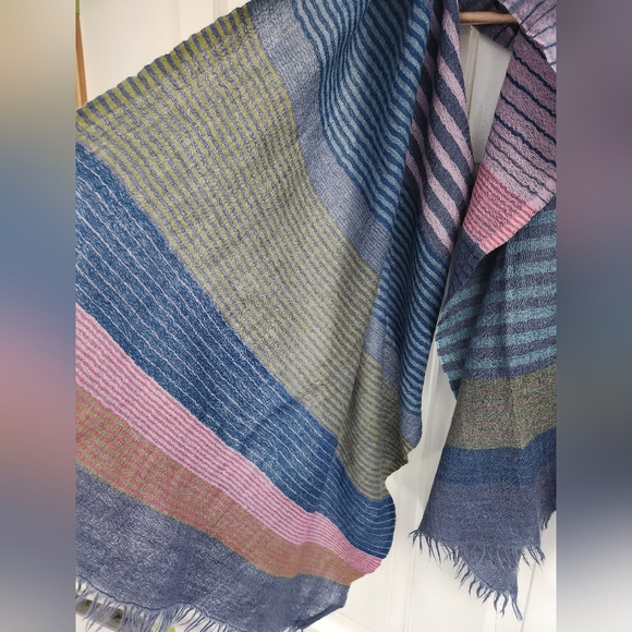 Wool Multi-Colored Scarf - Picture 2 of 5